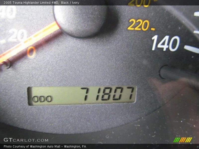 Black / Ivory 2005 Toyota Highlander Limited 4WD