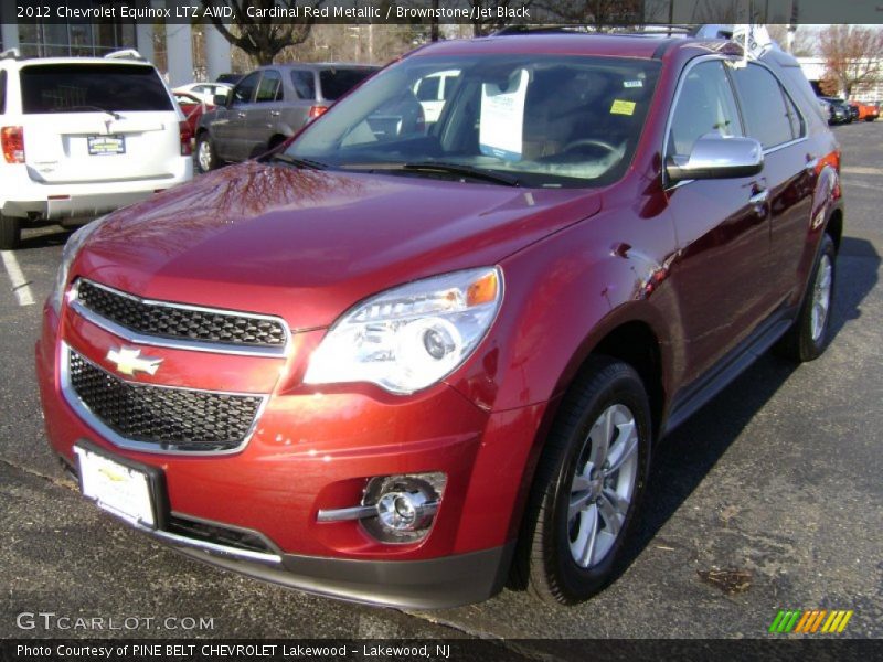 Cardinal Red Metallic / Brownstone/Jet Black 2012 Chevrolet Equinox LTZ AWD