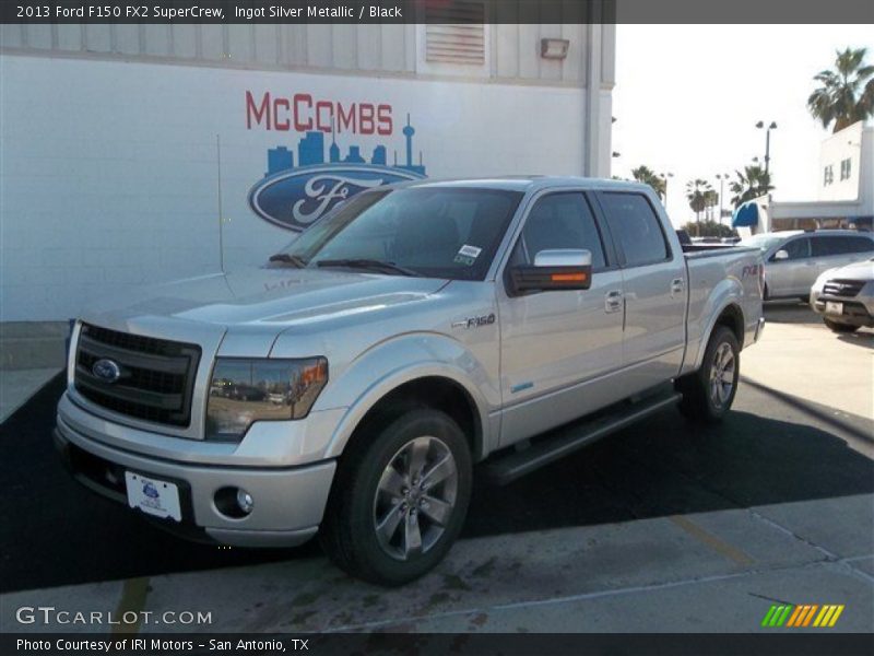 Ingot Silver Metallic / Black 2013 Ford F150 FX2 SuperCrew