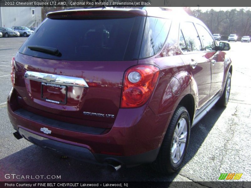 Cardinal Red Metallic / Brownstone/Jet Black 2012 Chevrolet Equinox LTZ AWD