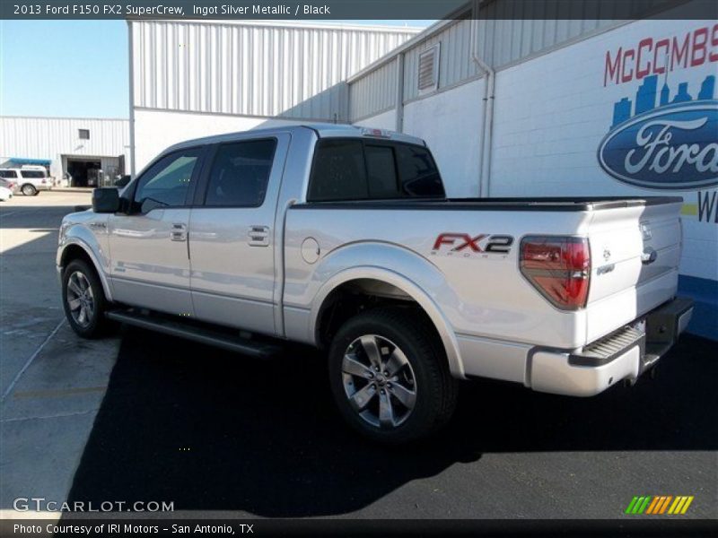 Ingot Silver Metallic / Black 2013 Ford F150 FX2 SuperCrew