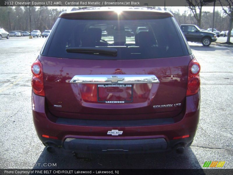 Cardinal Red Metallic / Brownstone/Jet Black 2012 Chevrolet Equinox LTZ AWD