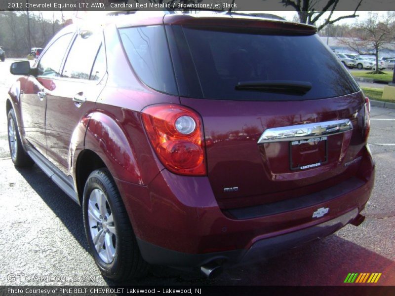 Cardinal Red Metallic / Brownstone/Jet Black 2012 Chevrolet Equinox LTZ AWD