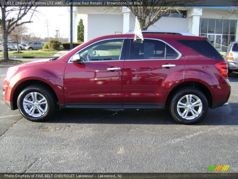 Cardinal Red Metallic / Brownstone/Jet Black 2012 Chevrolet Equinox LTZ AWD