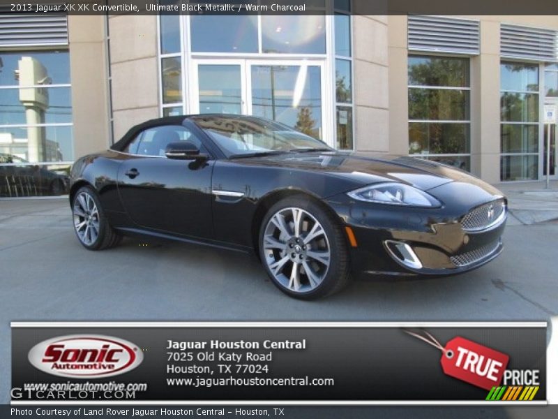 Ultimate Black Metallic / Warm Charcoal 2013 Jaguar XK XK Convertible