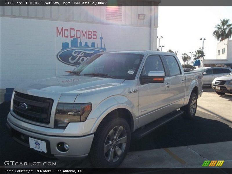 Ingot Silver Metallic / Black 2013 Ford F150 FX2 SuperCrew