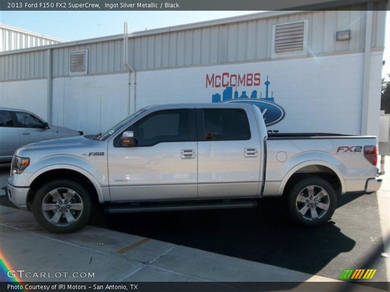 Ingot Silver Metallic / Black 2013 Ford F150 FX2 SuperCrew