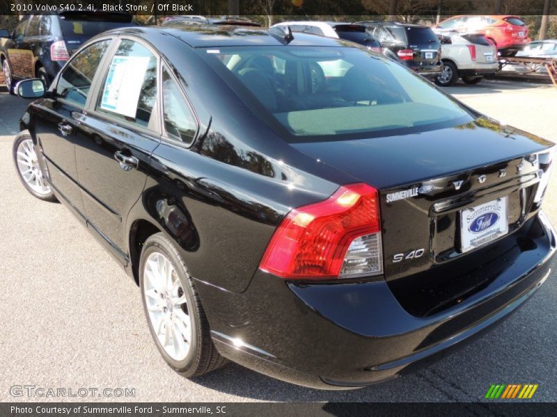 Black Stone / Off Black 2010 Volvo S40 2.4i