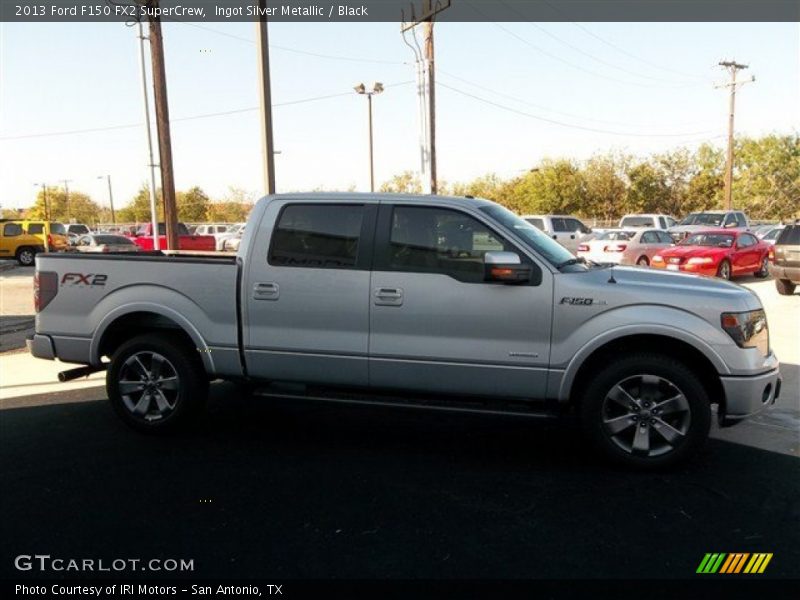 Ingot Silver Metallic / Black 2013 Ford F150 FX2 SuperCrew