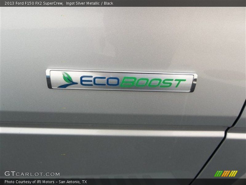 Ingot Silver Metallic / Black 2013 Ford F150 FX2 SuperCrew