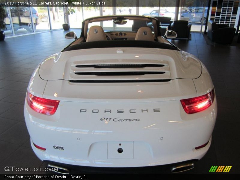  2013 911 Carrera Cabriolet White