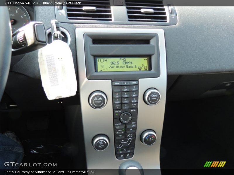 Black Stone / Off Black 2010 Volvo S40 2.4i