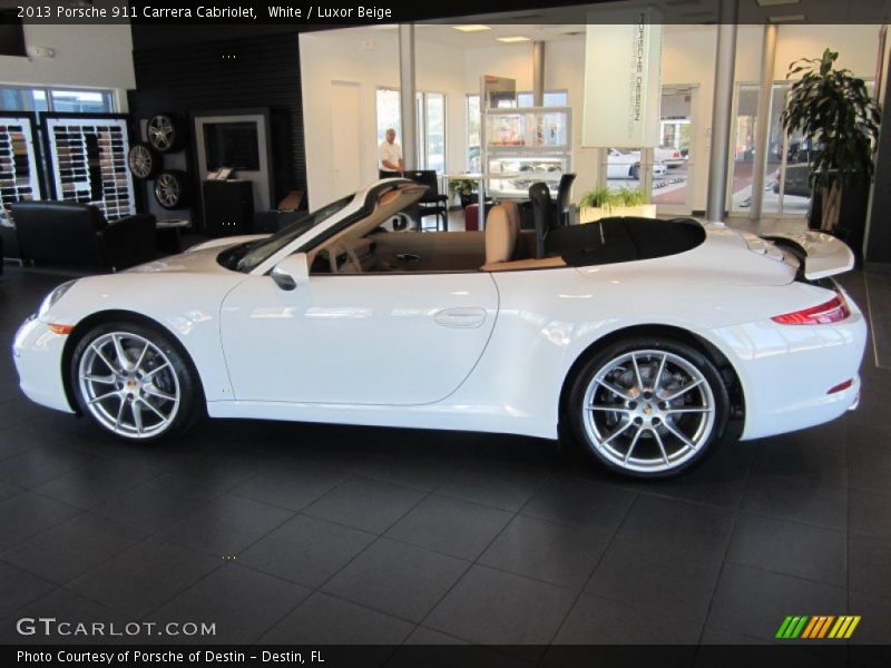  2013 911 Carrera Cabriolet White