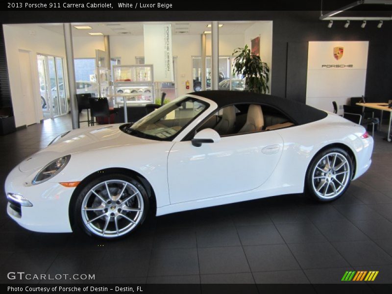  2013 911 Carrera Cabriolet White