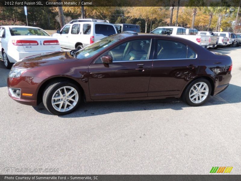 Cinnamon Metallic / Camel 2012 Ford Fusion SEL
