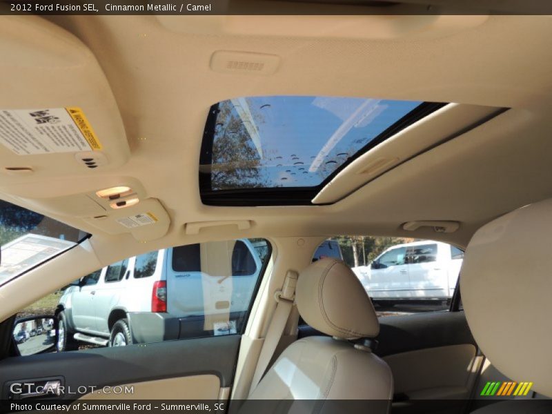 Cinnamon Metallic / Camel 2012 Ford Fusion SEL