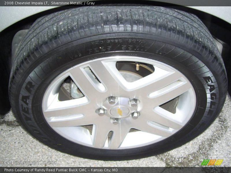 Silverstone Metallic / Gray 2008 Chevrolet Impala LT