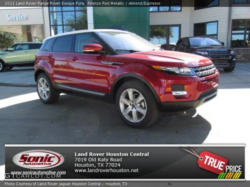 Firenze Red Metallic / Almond/Espresso 2013 Land Rover Range Rover Evoque Pure