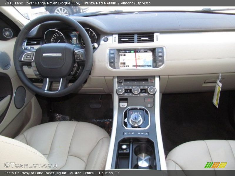 Dashboard of 2013 Range Rover Evoque Pure