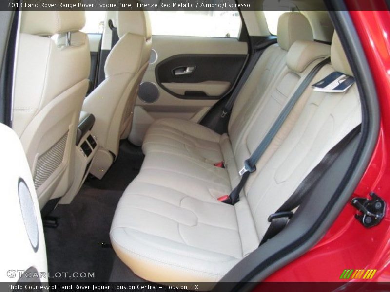 Rear Seat of 2013 Range Rover Evoque Pure