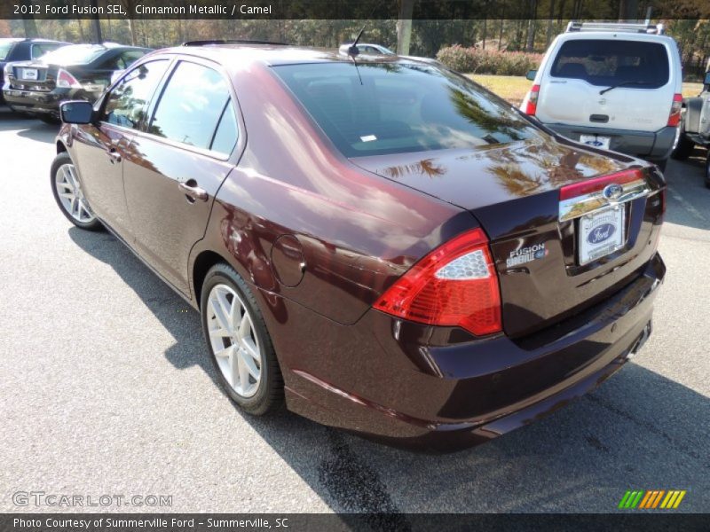 Cinnamon Metallic / Camel 2012 Ford Fusion SEL