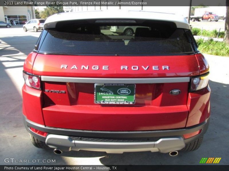 Firenze Red Metallic / Almond/Espresso 2013 Land Rover Range Rover Evoque Pure