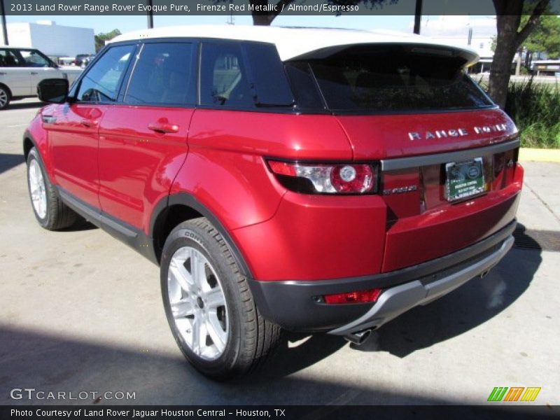 Firenze Red Metallic / Almond/Espresso 2013 Land Rover Range Rover Evoque Pure