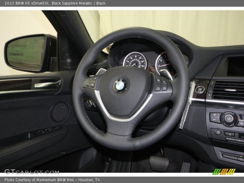 Black Sapphire Metallic / Black 2013 BMW X6 xDrive50i