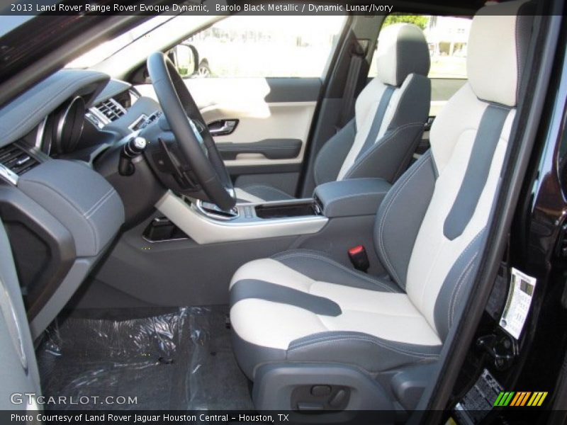 Front Seat of 2013 Range Rover Evoque Dynamic