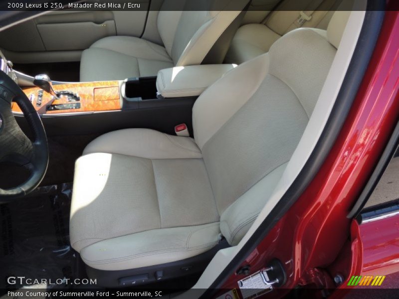 Matador Red Mica / Ecru 2009 Lexus IS 250