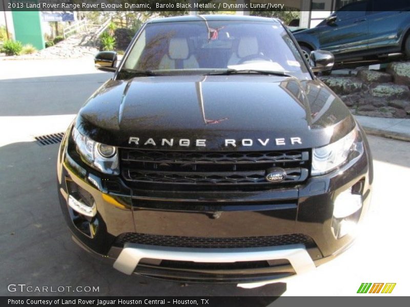 Barolo Black Metallic / Dynamic Lunar/Ivory 2013 Land Rover Range Rover Evoque Dynamic