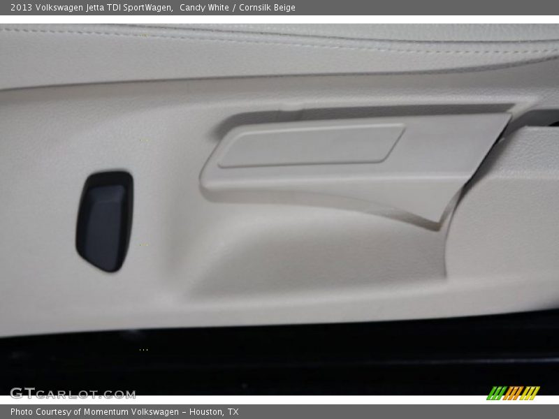 Candy White / Cornsilk Beige 2013 Volkswagen Jetta TDI SportWagen