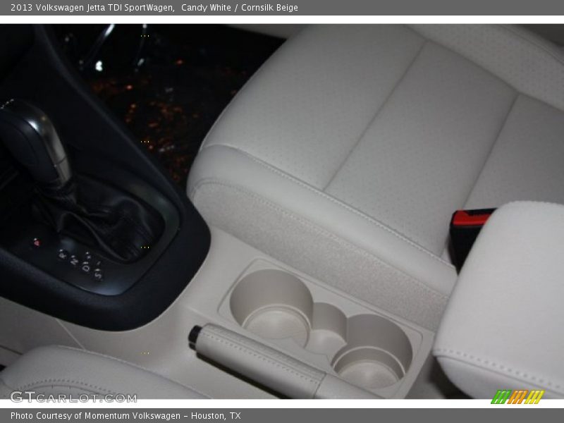 Candy White / Cornsilk Beige 2013 Volkswagen Jetta TDI SportWagen