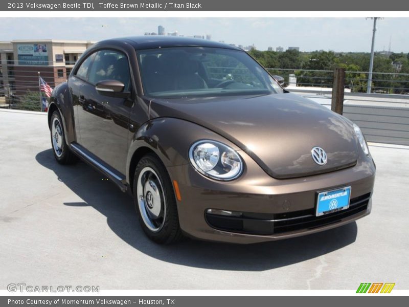 Toffee Brown Metallic / Titan Black 2013 Volkswagen Beetle TDI