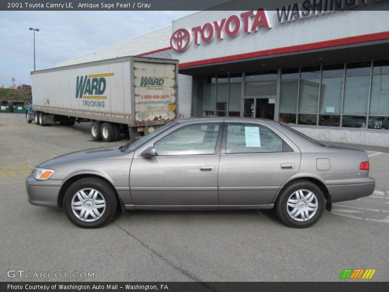 Antique Sage Pearl / Gray 2001 Toyota Camry LE