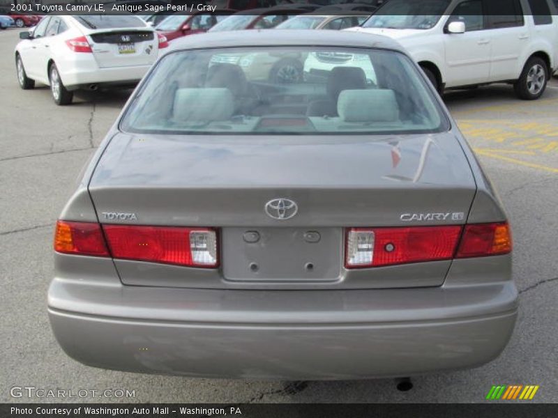 Antique Sage Pearl / Gray 2001 Toyota Camry LE