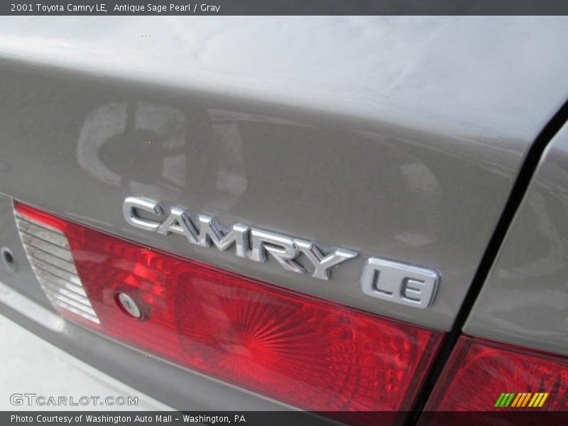 Antique Sage Pearl / Gray 2001 Toyota Camry LE