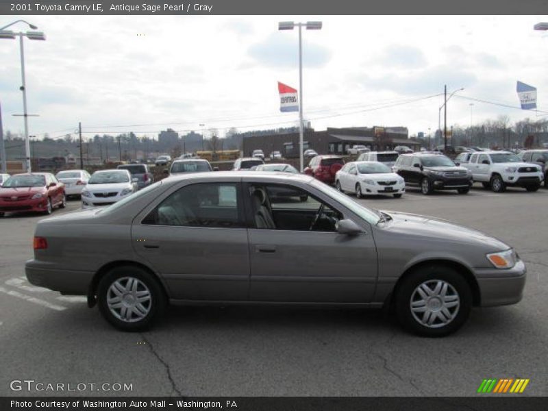 Antique Sage Pearl / Gray 2001 Toyota Camry LE