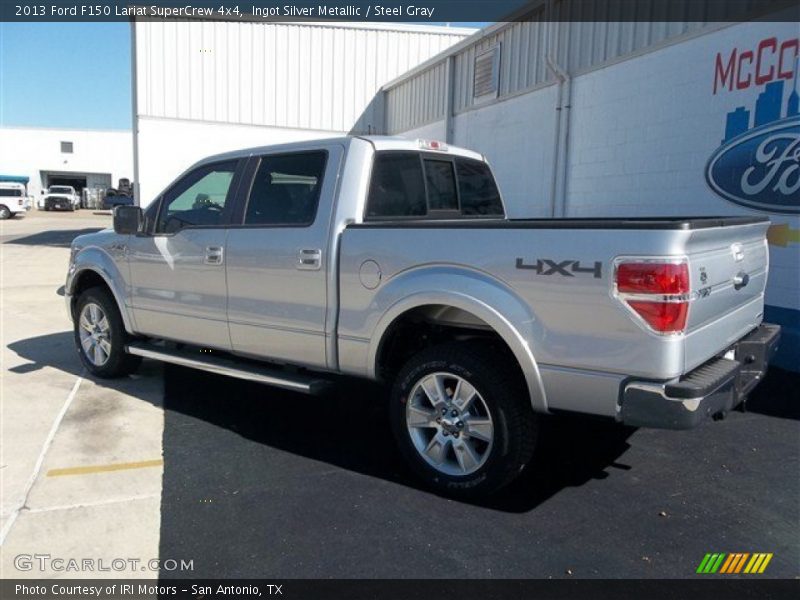 Ingot Silver Metallic / Steel Gray 2013 Ford F150 Lariat SuperCrew 4x4