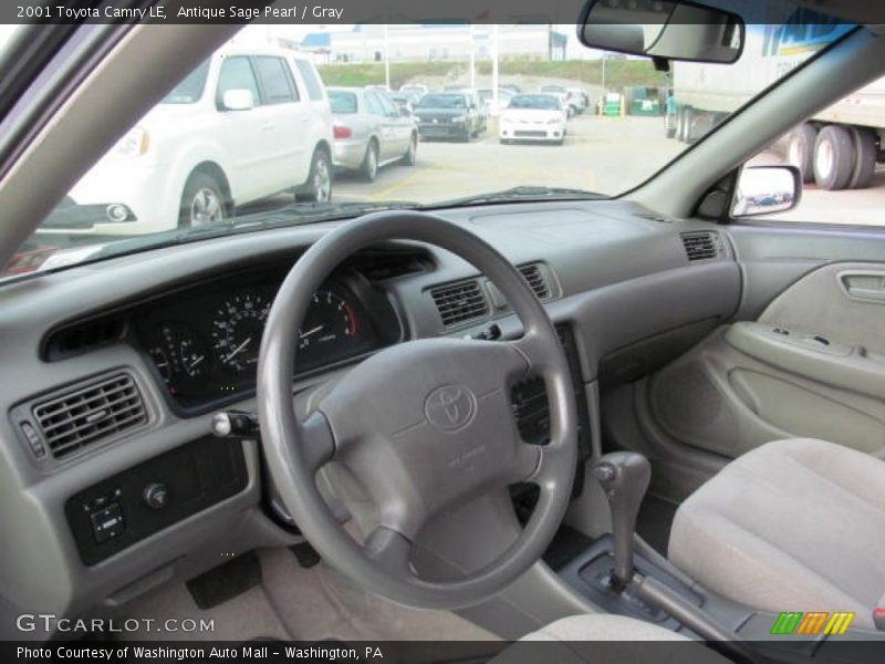 Antique Sage Pearl / Gray 2001 Toyota Camry LE