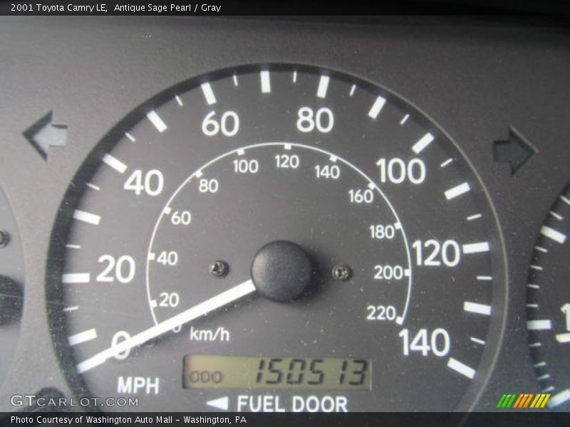 Antique Sage Pearl / Gray 2001 Toyota Camry LE