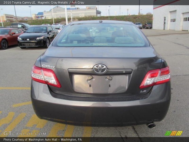 Magnetic Gray Metallic / Ash Gray 2010 Toyota Camry LE