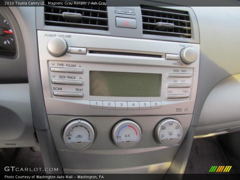 Magnetic Gray Metallic / Ash Gray 2010 Toyota Camry LE