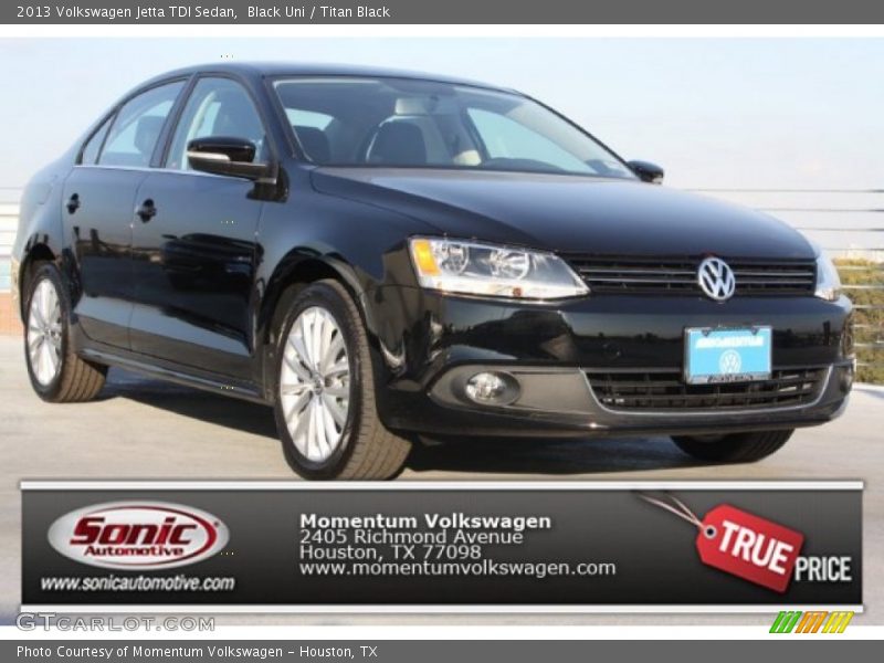 Black Uni / Titan Black 2013 Volkswagen Jetta TDI Sedan