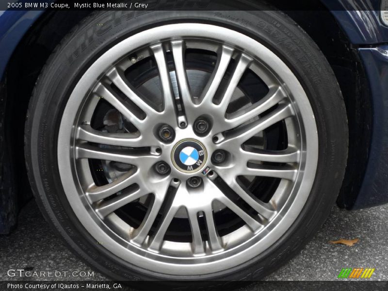 Mystic Blue Metallic / Grey 2005 BMW M3 Coupe