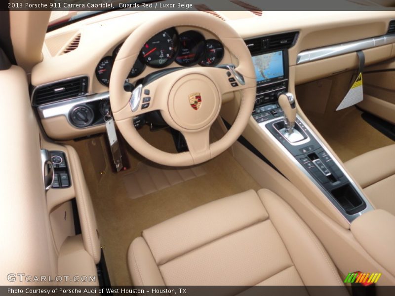  2013 911 Carrera Cabriolet Luxor Beige Interior