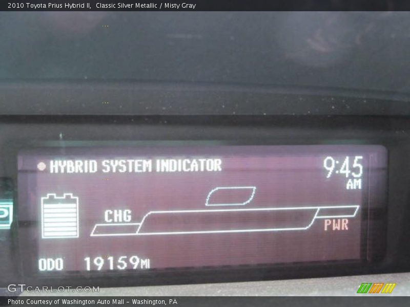 2010 Prius Hybrid II Hybrid II Gauges
