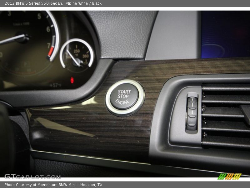 Alpine White / Black 2013 BMW 5 Series 550i Sedan