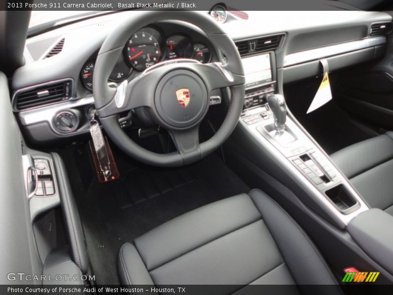 Black Interior - 2013 911 Carrera Cabriolet 