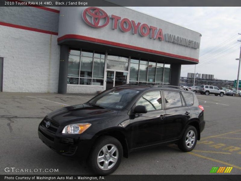 Black / Sand Beige 2010 Toyota RAV4 I4 4WD